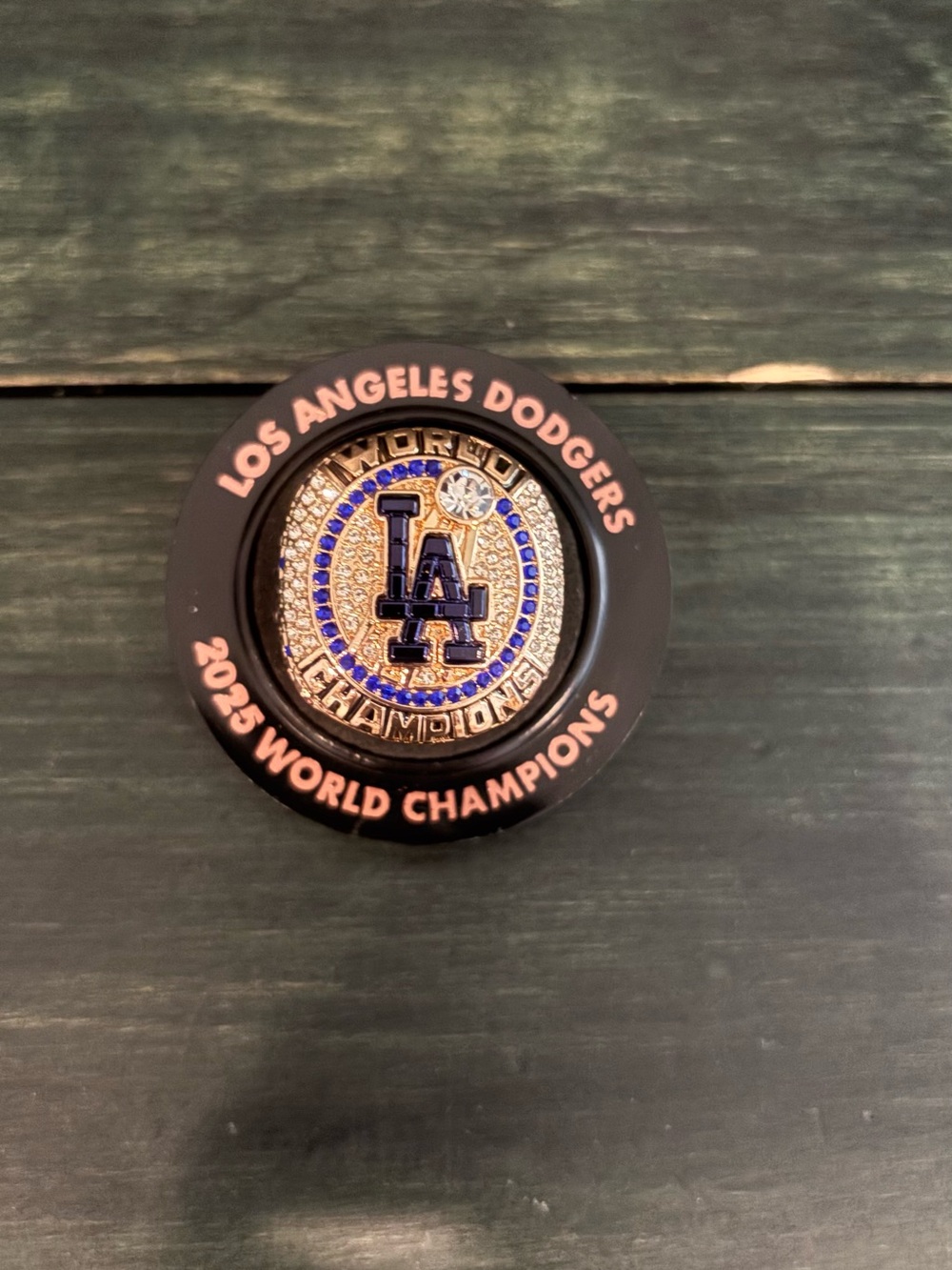 New Dodgers 2025 Clayton Kershaw World Series Ring SGA